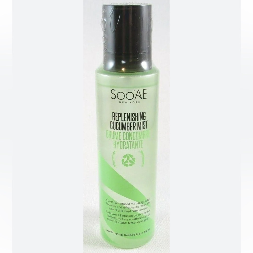 SOOAE
NEW YORK
REPLENISHING CUCUMBER MIST
BRUME CONCOMBRE HYDRATANTE